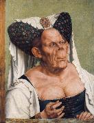 Quentin Massys Portrait of a Grotesque Old Woman oil on canvas